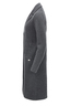 Damen Coat doubleface cooked HS1076 , black grey, XL