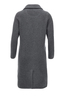 Damen Coat doubleface cooked HS1076 , black grey, XS