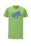 Kinder T-Shirt PIRATE , bright green, 128/134