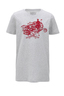 Kinder T-Shirt PIRATE , silvermelange, 128/134
