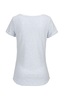 Damen T-Shirt NEWSPAPER striped , white/ blue, XXS