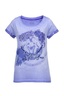 Damen T-Shirt CLOWN II , blue, XXS