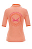 Damen Poloshirt O´Shaughnessy oxford , Orange, XS 
