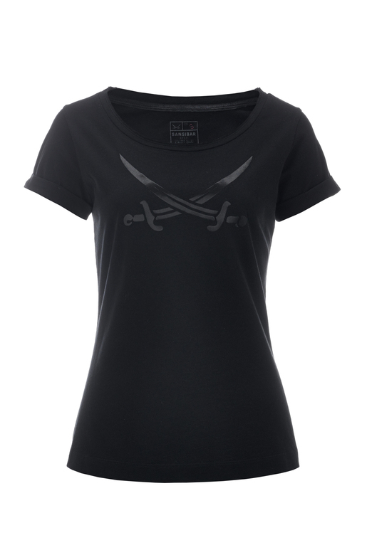 Damen T-Shirt SWORDS , black, XXS 