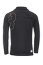 Herren Rugby Shirt BLACK , black, XXL 