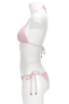Damen Bikini BELLA , pink/white, L 