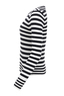 FTC Damen Pullover STRIPES 1086 , white/ black, XS 