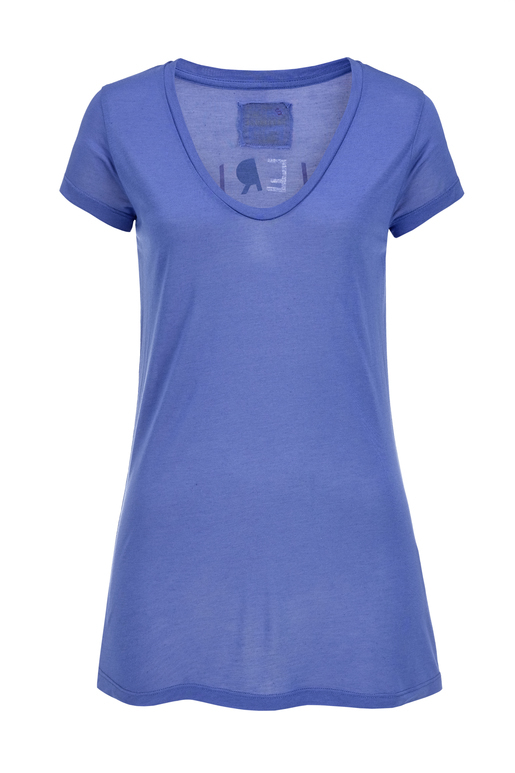 Damen T-Shirt SUMMER , blue, XXS 