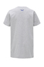 Kinder T-Shirt RAINBOW PRINT , silvermelange, 128/134 