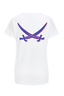 Damen T-Shirt SANSIBAR , white / blue, XXS 