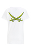 Damen T-Shirt SANSIBAR , white/ green, XXS 