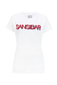 Damen T-Shirt SANSIBAR , white/ red, M 
