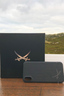 iPhone X Carbon Cover mit Logo im edlen Geschenk-Etui 