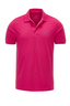 Herren Poloshirt PIMA COTTON kurzarm , pink, XL 