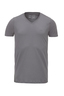 Herren T-Shirt PIMA COTTON V-Neck , graphite, XS 