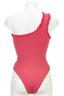 One Shoulder Swimsuit , coral, XS 