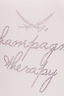 Damen Longsleeve CHAMPAGNE THERAPY , rosa, XL 