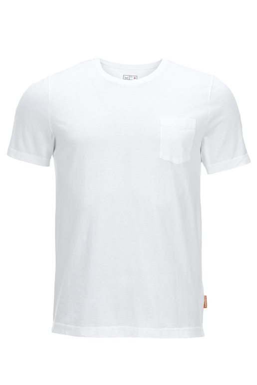 Herren T-Shirt BASIC , white, M 