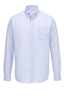 Herren Hemd Leinen Basic , blue/ white, XL 