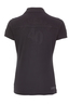 Damen Poloshirt Tone-in-Tone , black, XXS 