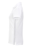 Damen Poloshirt Tone-in-Tone , white, XXS 