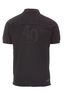 Herren Poloshirt Tone-in-Tone , black, XL 