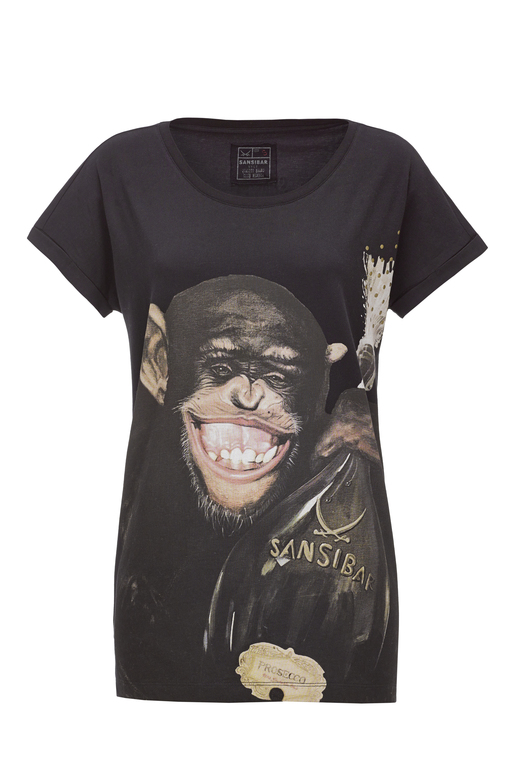 Damen T-Shirt Monkey 