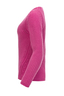 Damen Cashmere Pullover Rippe , pink, L 