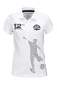 Damen WM Poloshirt , white, M 