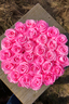 Sansibar Rosenbox in Lederoptik  Hutschachtel weiß/rosa 27-30 Köpfe 