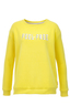 Damen Sweater FEEL FREE , yellow, XXS 