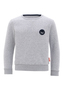 Boys Sweater Logo , silvermelange, 116/122 