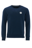 Herren Sweater Logo , navy, XL 