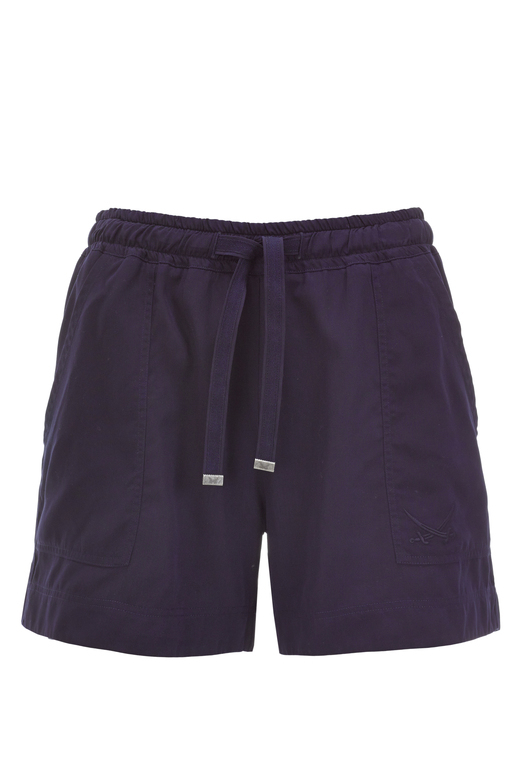 Damen Shorts Tencel , navy, XL 