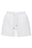 Damen Shorts Leinen , white, XXS 