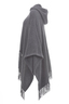 FTC Damen Cashmere Poncho , dark grey, one size 