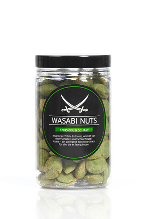 Sansibar Nüsse „Wasabi Nuts“ Knusprig & Scharf im Becher 150g 