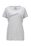 Damen Oversize T-Shirt Sansibar , silvermelange, L 