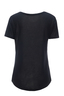 Damen T-Shirt AOP , black, XXS 