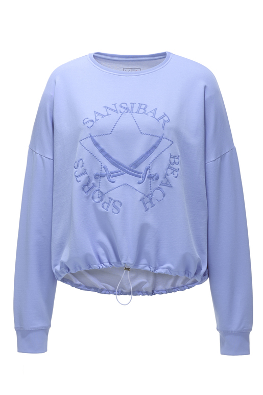 Damen Sweater "SANSIBAR BEACH SPORTS" , blue, S 