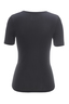 Damen Basic T-Shirt , black, 44/46 