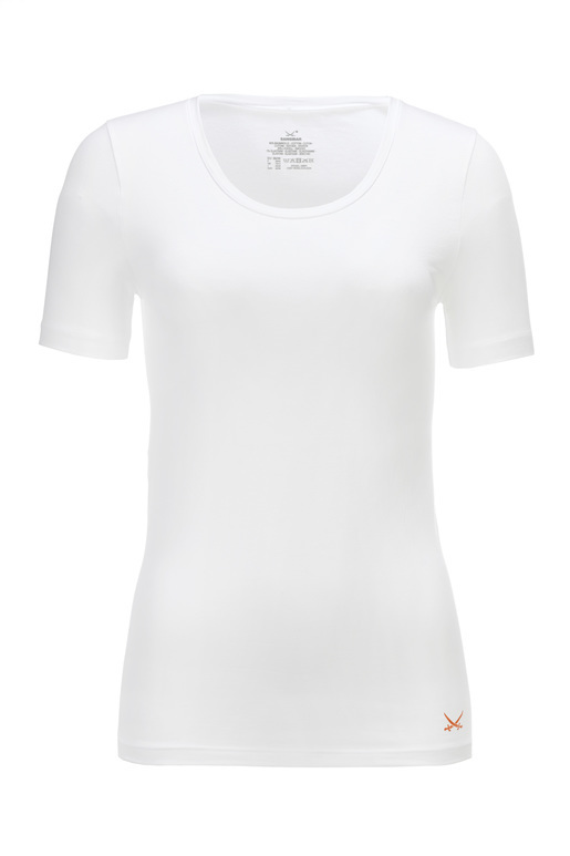 Damen Basic T-Shirt , white, 36/38 