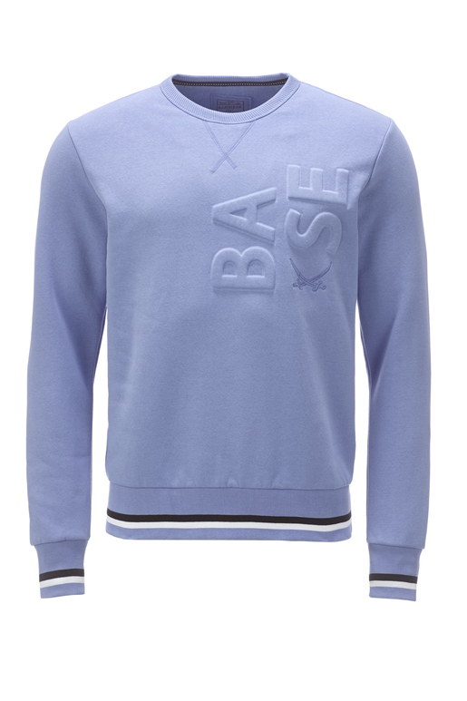 Herren Sweater BASE , greyblue, XL 