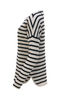 FTC Damen Pullover STRIPES , white/ black, XL 