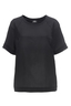 Damen T-Shirt SILK , black, S 