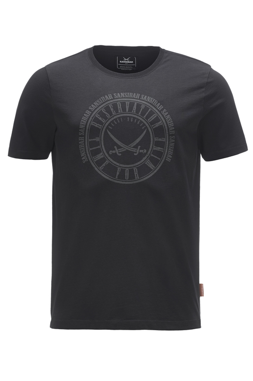 Herren T-Shirt TIME FOR WINE , black, XXXL 