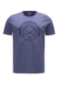Herren T-Shirt TIME FOR WINE , dark blue, L 