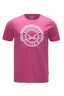 Herren T-Shirt TIME FOR WINE , pink, S 