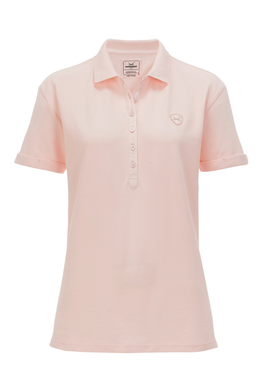 Damen Poloshirt ROSA , rosa, XL 
