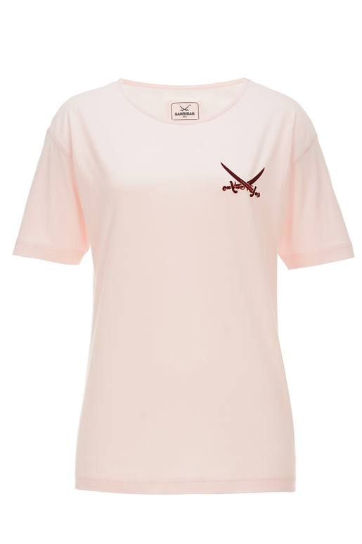 Damen T-Shirt LOVE , rosa, XXS 